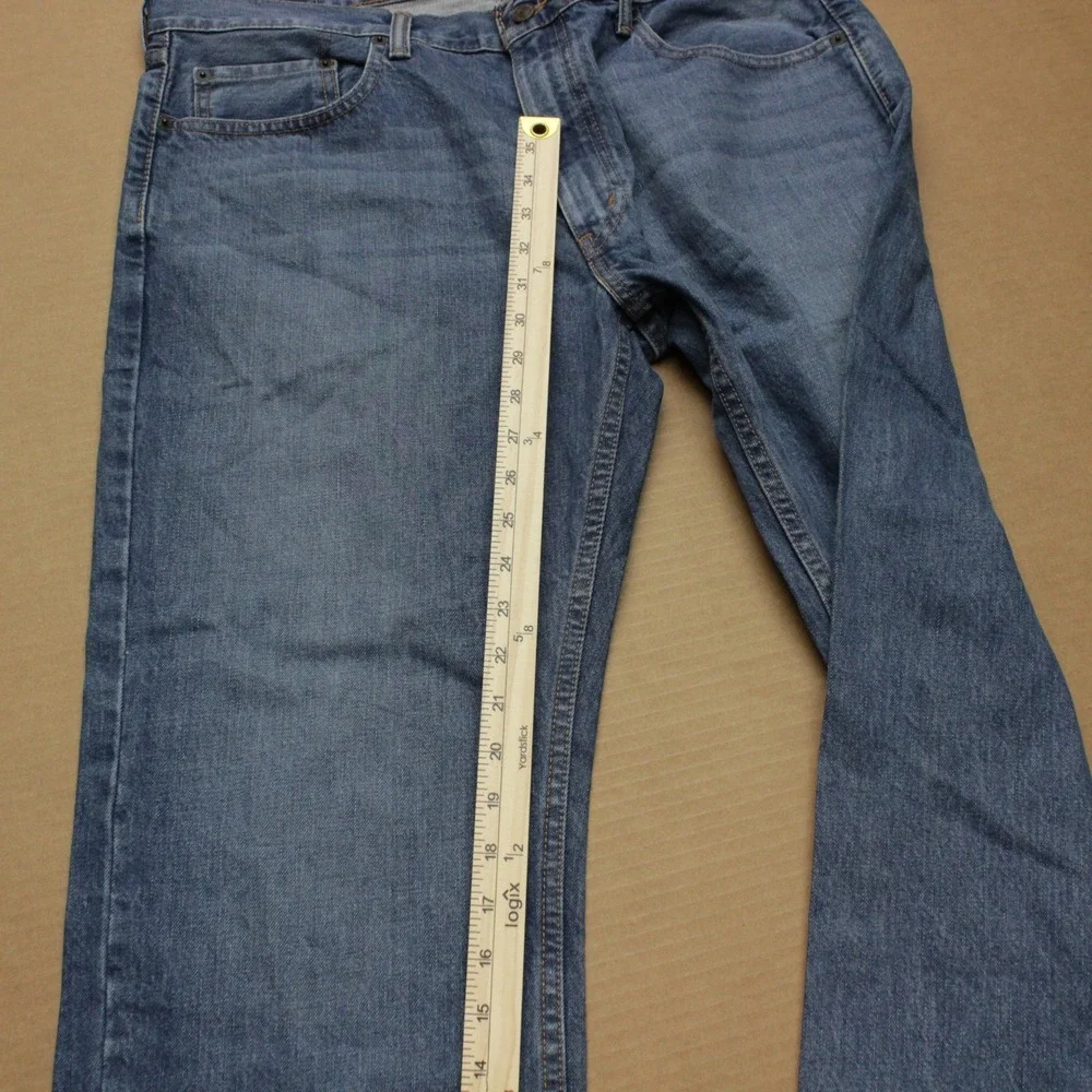 Levis 559 NEW Relaxed Straight Fit Jeans Mens 36x30 Medium Wash Denim Stretch